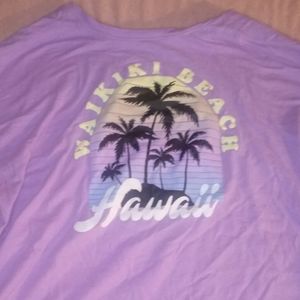 Hawaii Purple Long Sleeve Shirt